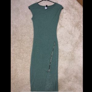 WINDSOR Green mid length dress